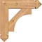 Ekena Millwork Westlake Arts and Crafts Smooth Bracket w/ Offset Brace, Western Red Cedar, 5 1/2"W x 18"D x 18"H BKT0604X18X18WTL03SWR - alternate 3